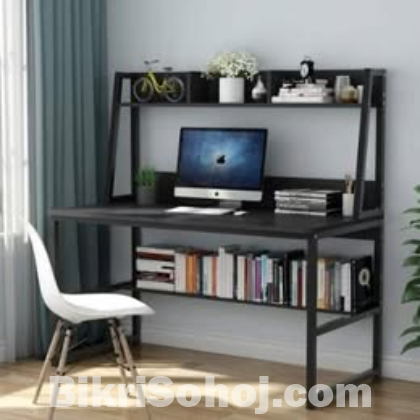 Computer Desk with Bookshelf